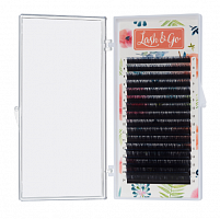 Черные ресницы Lash&Go 16 линий (одна длина) M 0,10 11мм