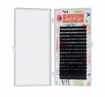 Черные ресницы Lash&Go 16 линий (одна длина) L new 0,10 12мм