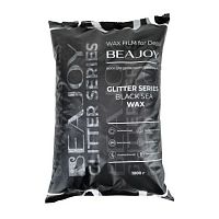 N1 Плёночный воск в гранулах BEAJOY GLITTER BLACK SEA 1 кг