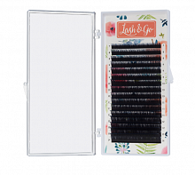 Черные ресницы Lash&Go 16 линий (одна длина) L new 0,10 11мм